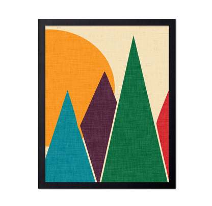 Geometric Sunset Peaks