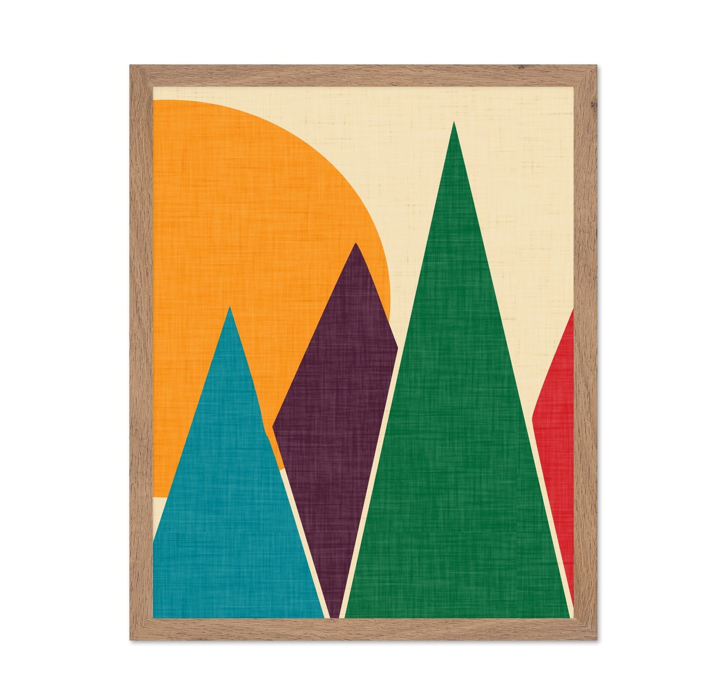 Geometric Sunset Peaks