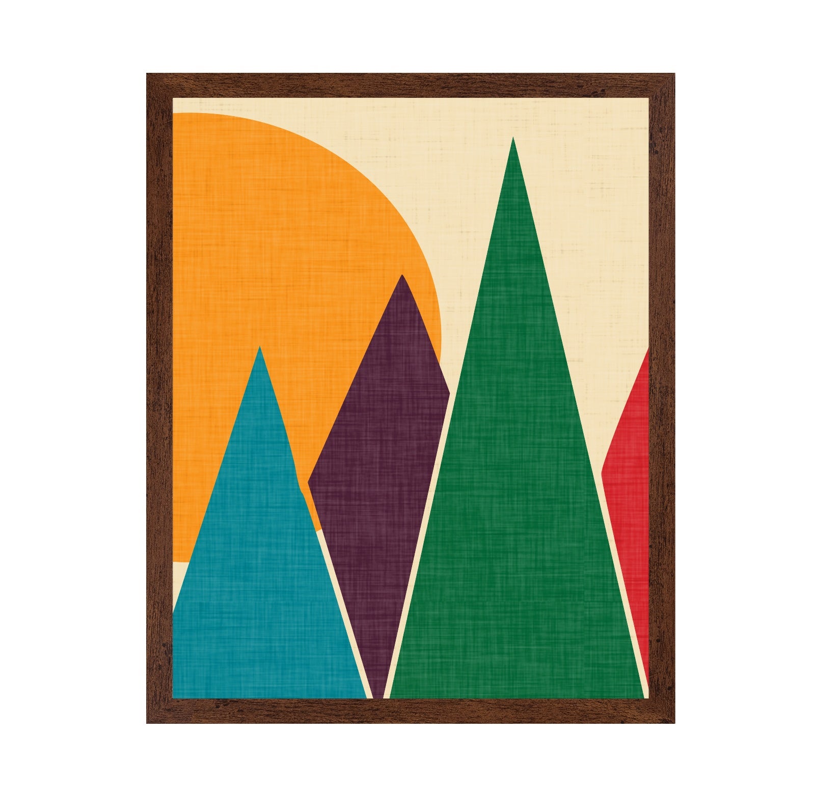 Geometric Sunset Peaks
