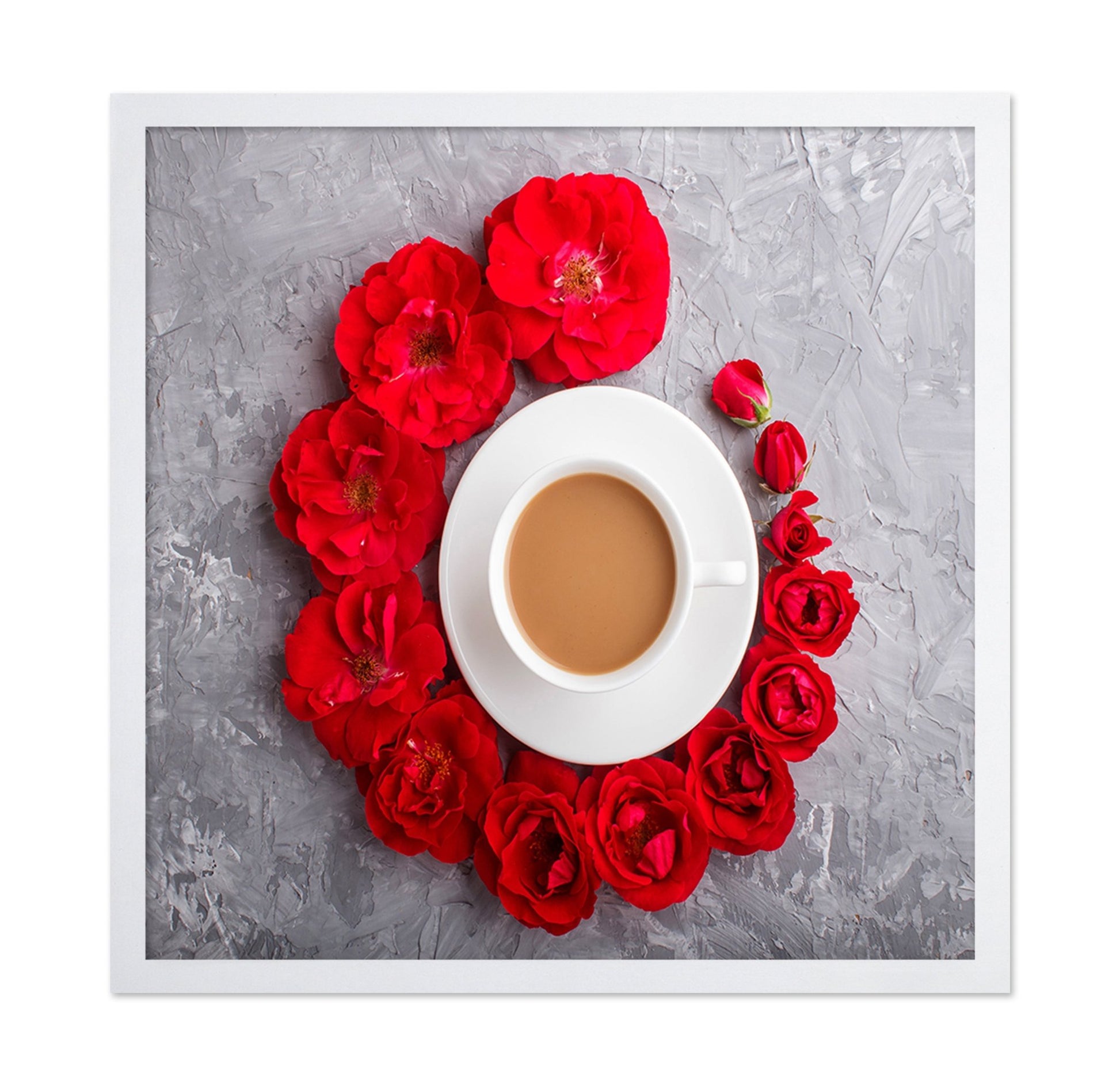 Coffee Rose Circle