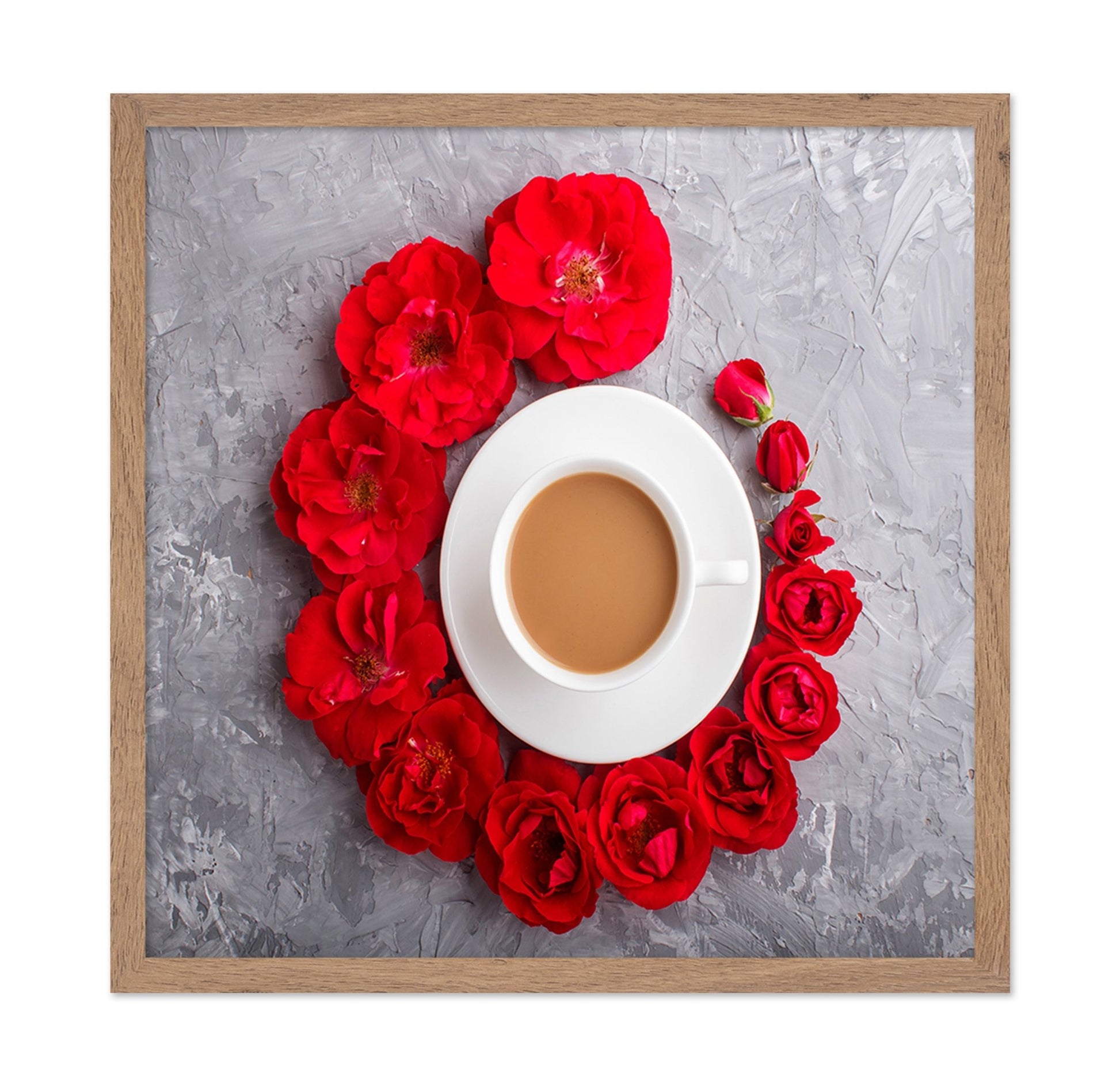 Coffee Rose Circle