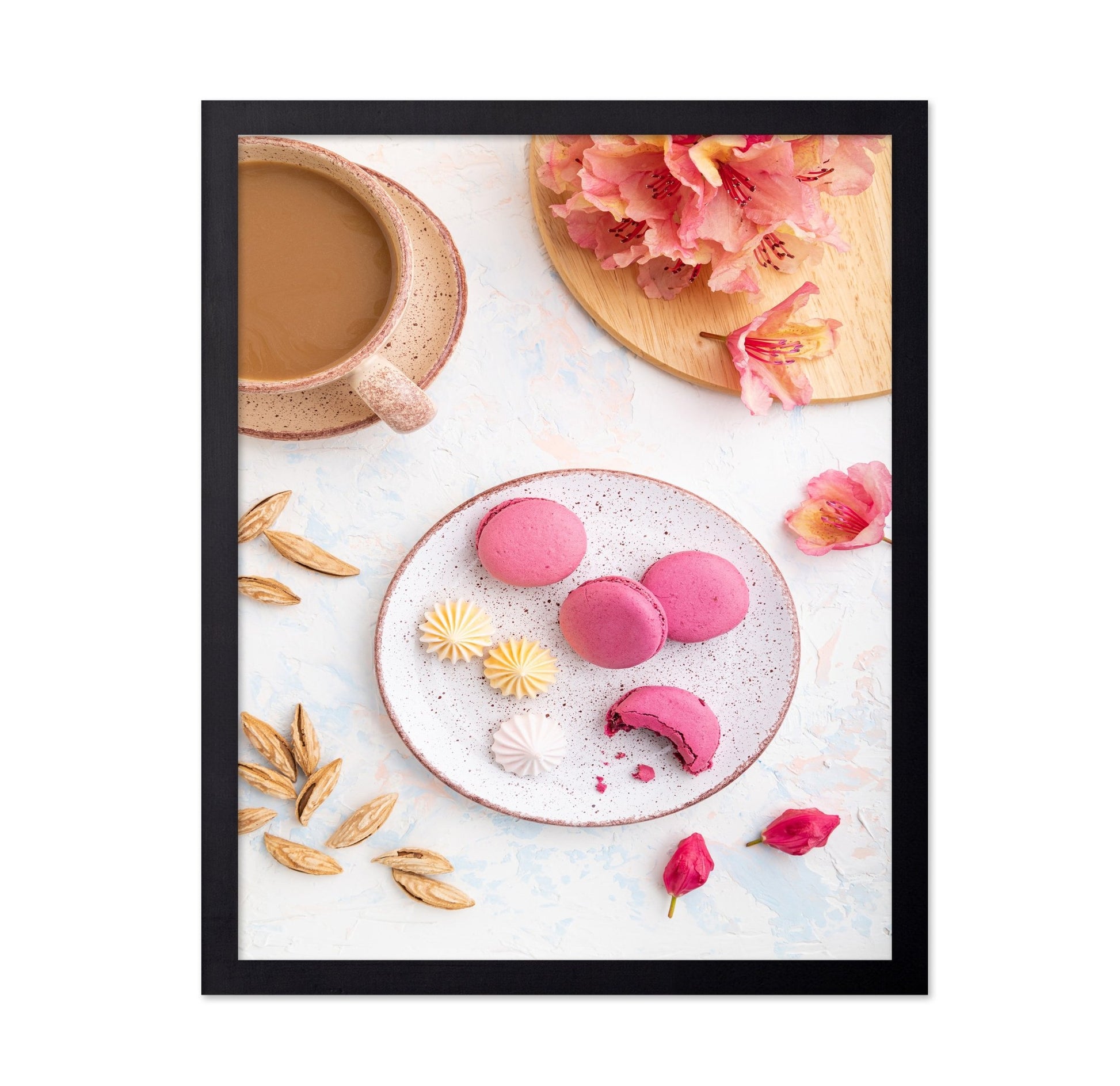 Pink Macaron Coffee