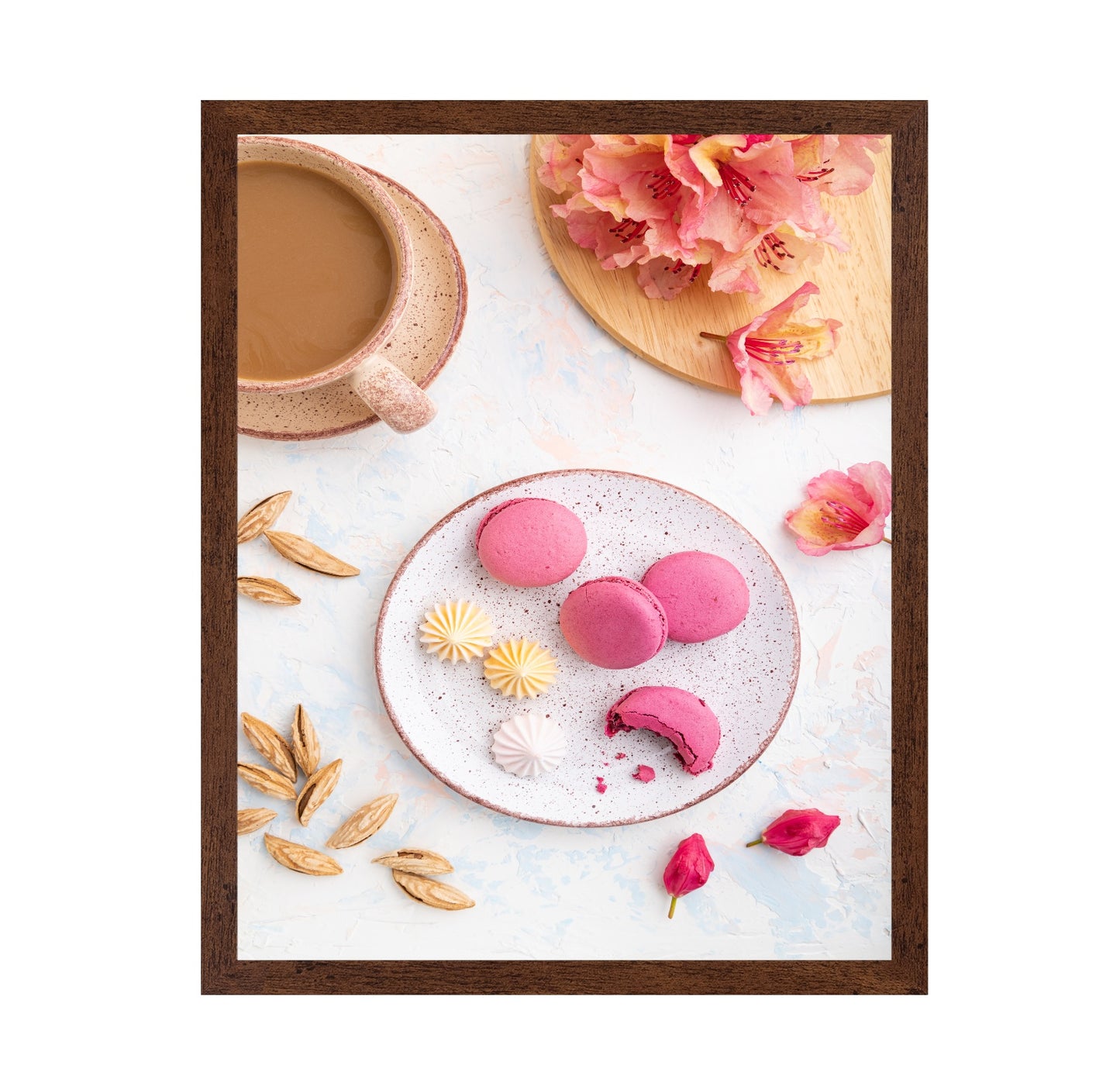 Pink Macaron Coffee