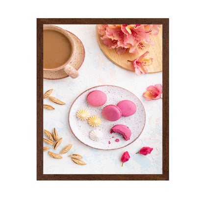 Pink Macaron Coffee