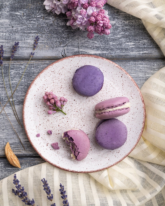 Lavender Macaron Plate