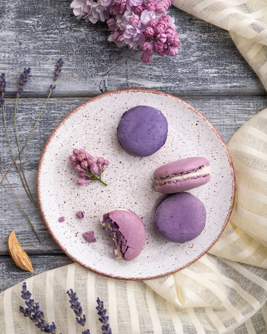 Lavender Macaron Plate