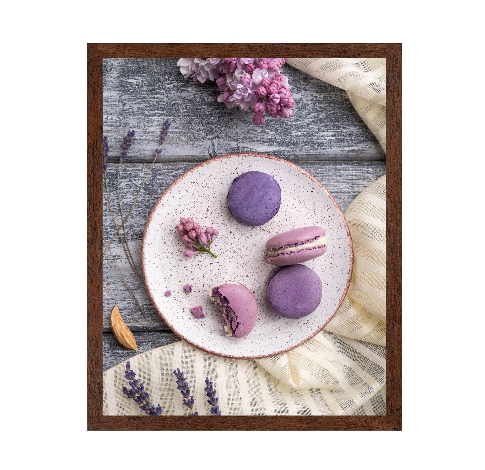 Lavender Macaron Plate