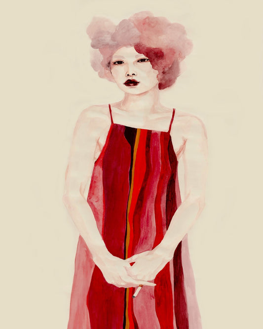 Red Dress Portrait No2