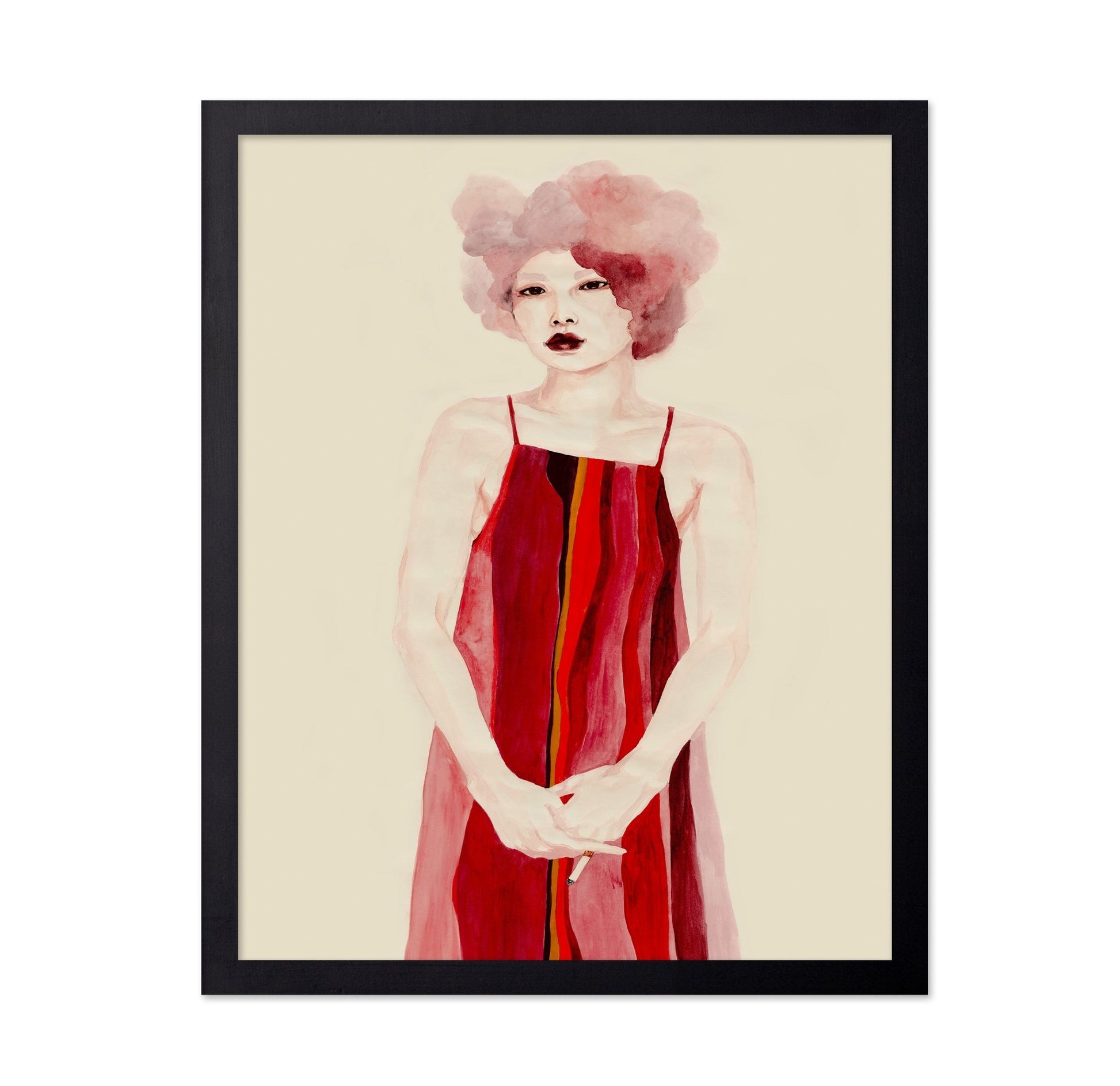 Red Dress Portrait No2