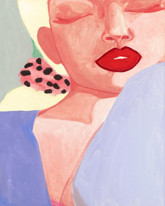Red Lips Closeup