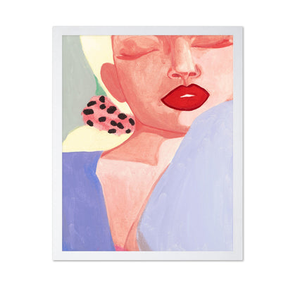 Red Lips Closeup