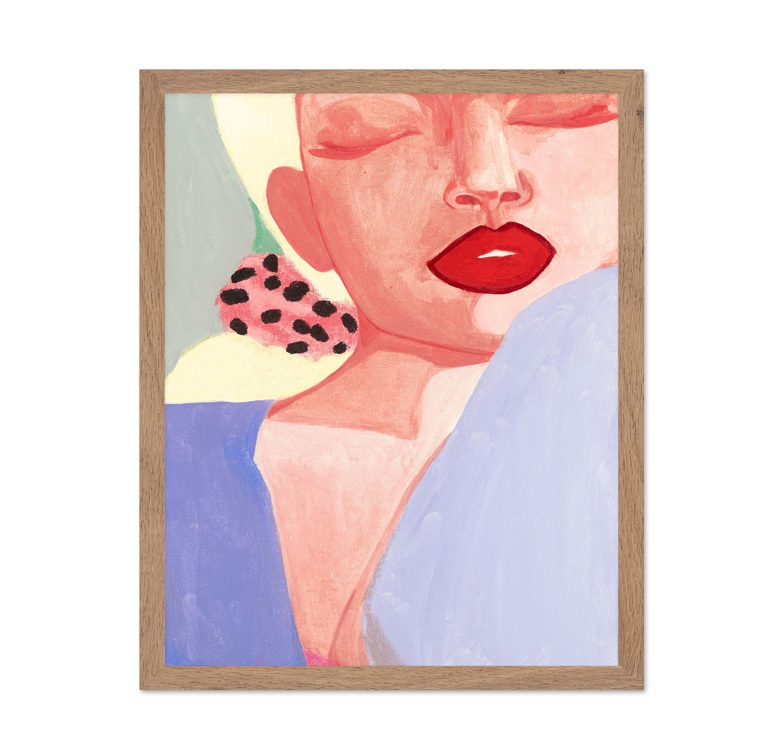 Red Lips Closeup