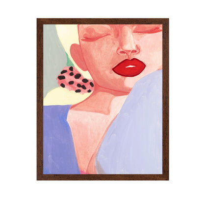 Red Lips Closeup