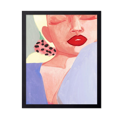 Red Lips Closeup