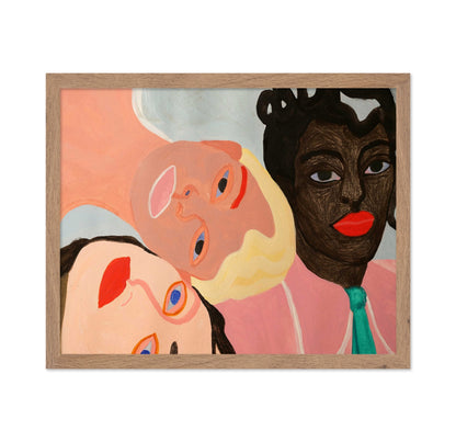 Colorful Faces Trio