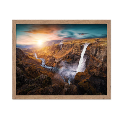 Canyon Waterfall Glow