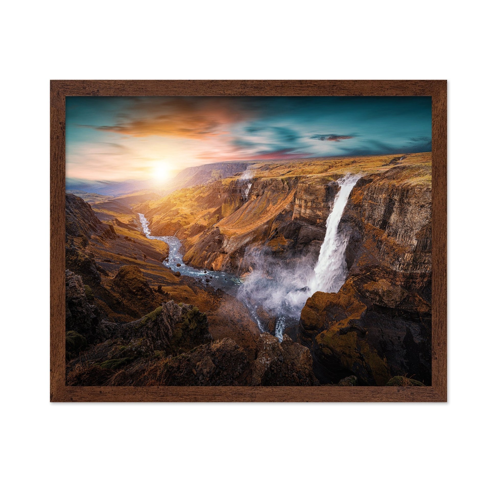 Canyon Waterfall Glow