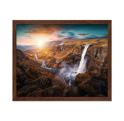 Canyon Waterfall Glow