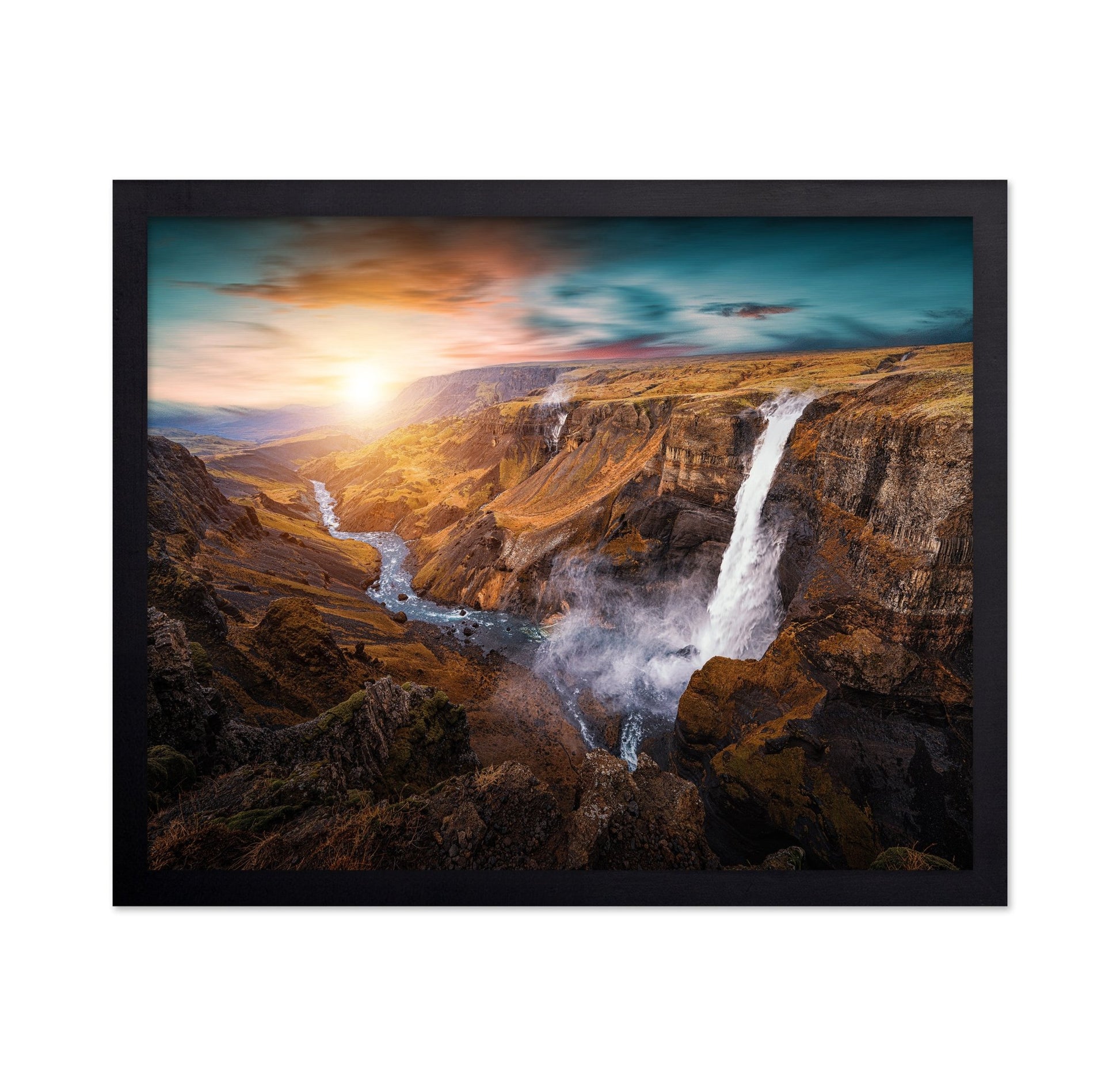 Canyon Waterfall Glow