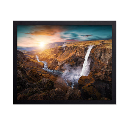 Canyon Waterfall Glow