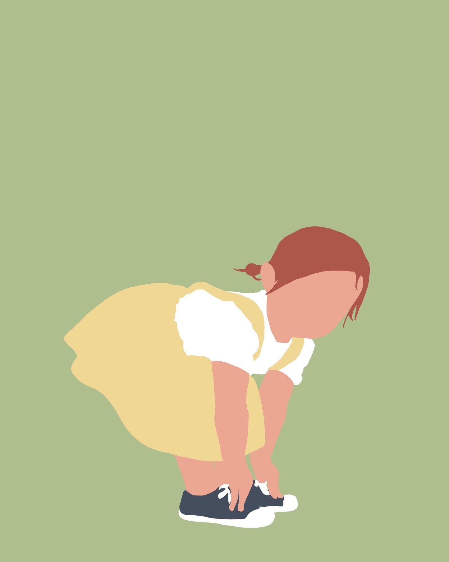Tying Shoes Girl