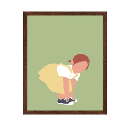 Tying Shoes Girl