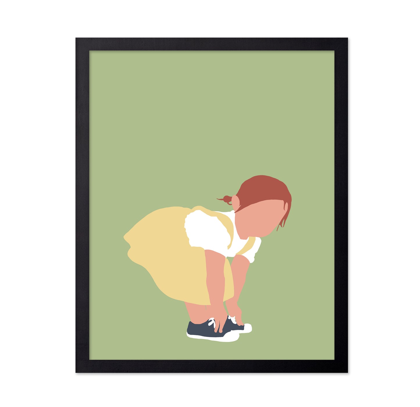 Tying Shoes Girl