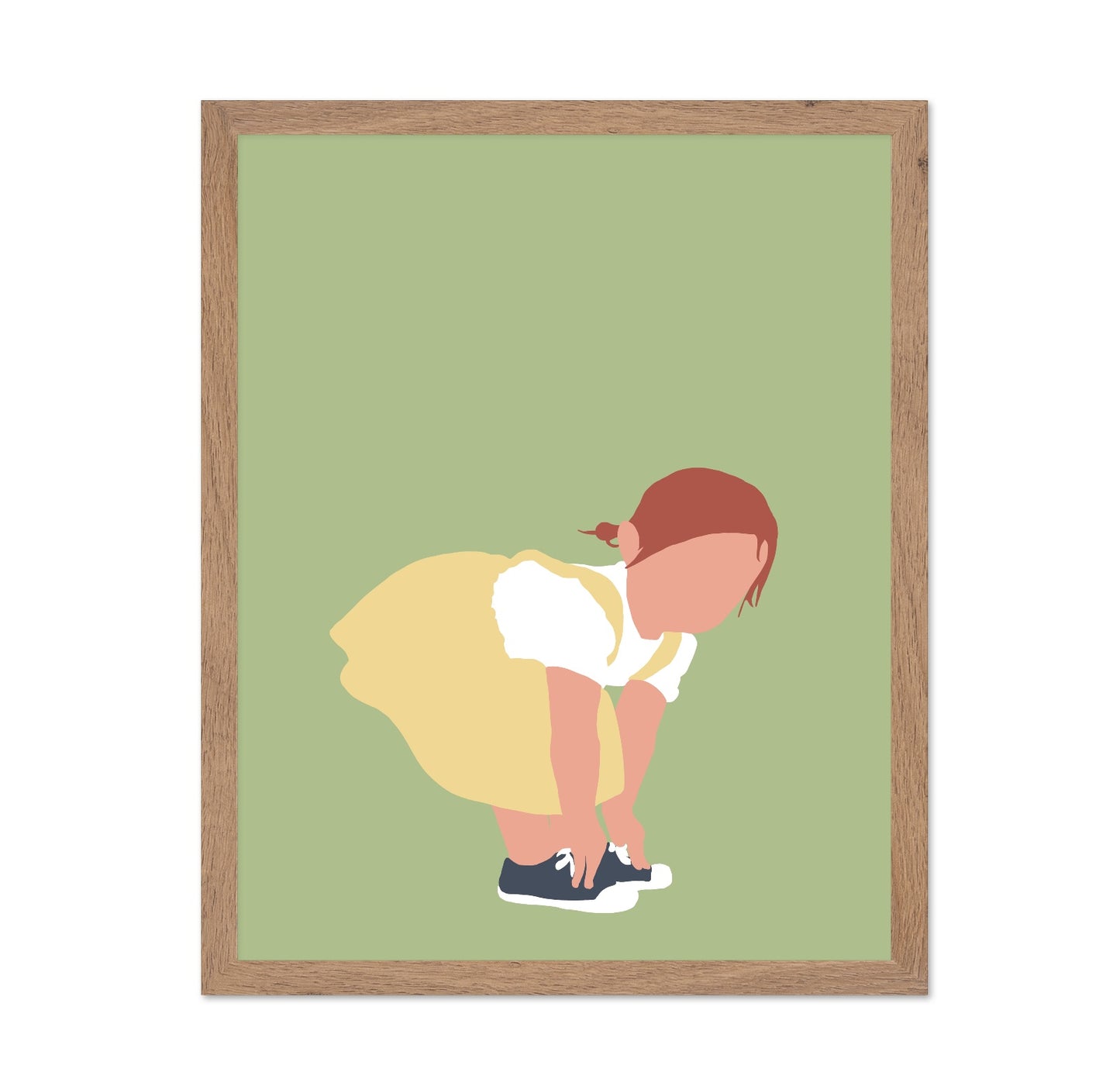Tying Shoes Girl