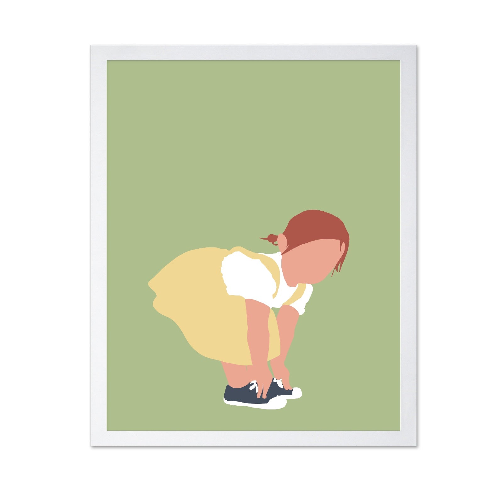 Tying Shoes Girl