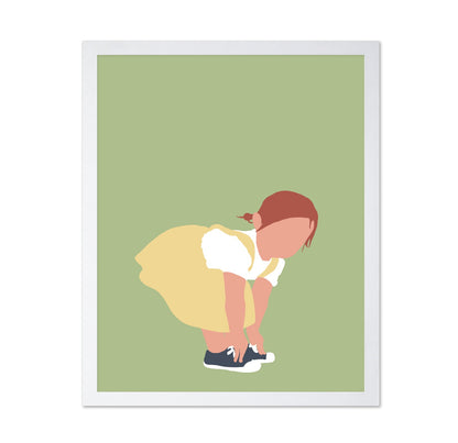 Tying Shoes Girl