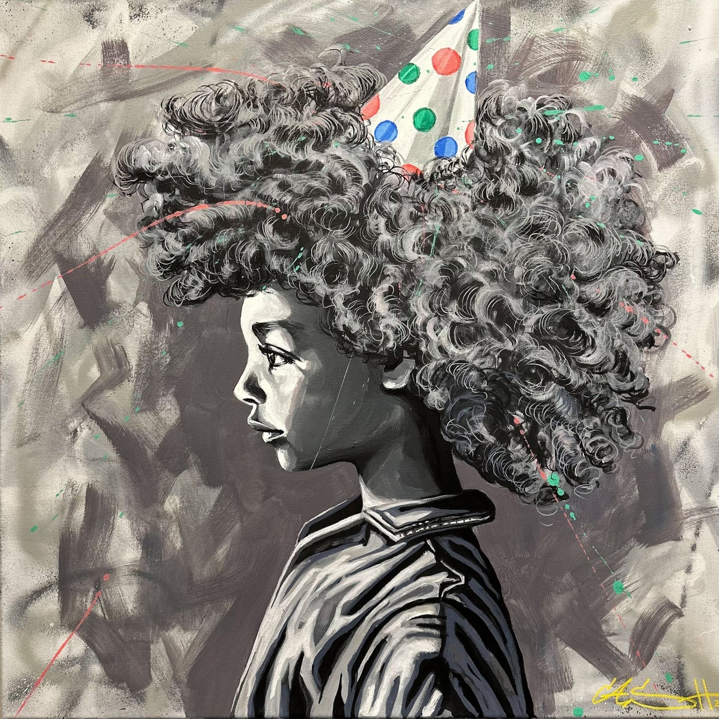 Curly Hair Girl