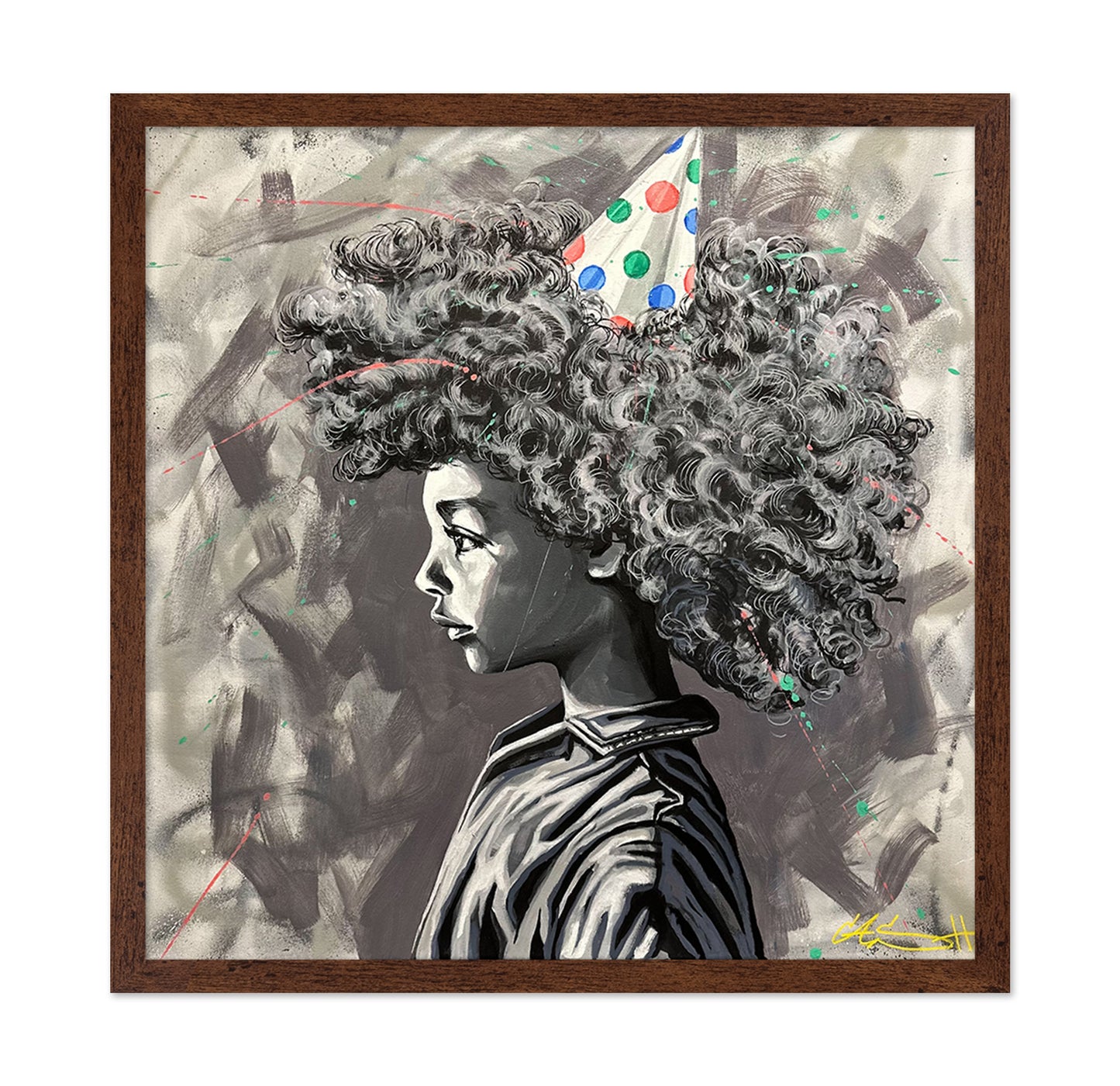 Curly Hair Girl