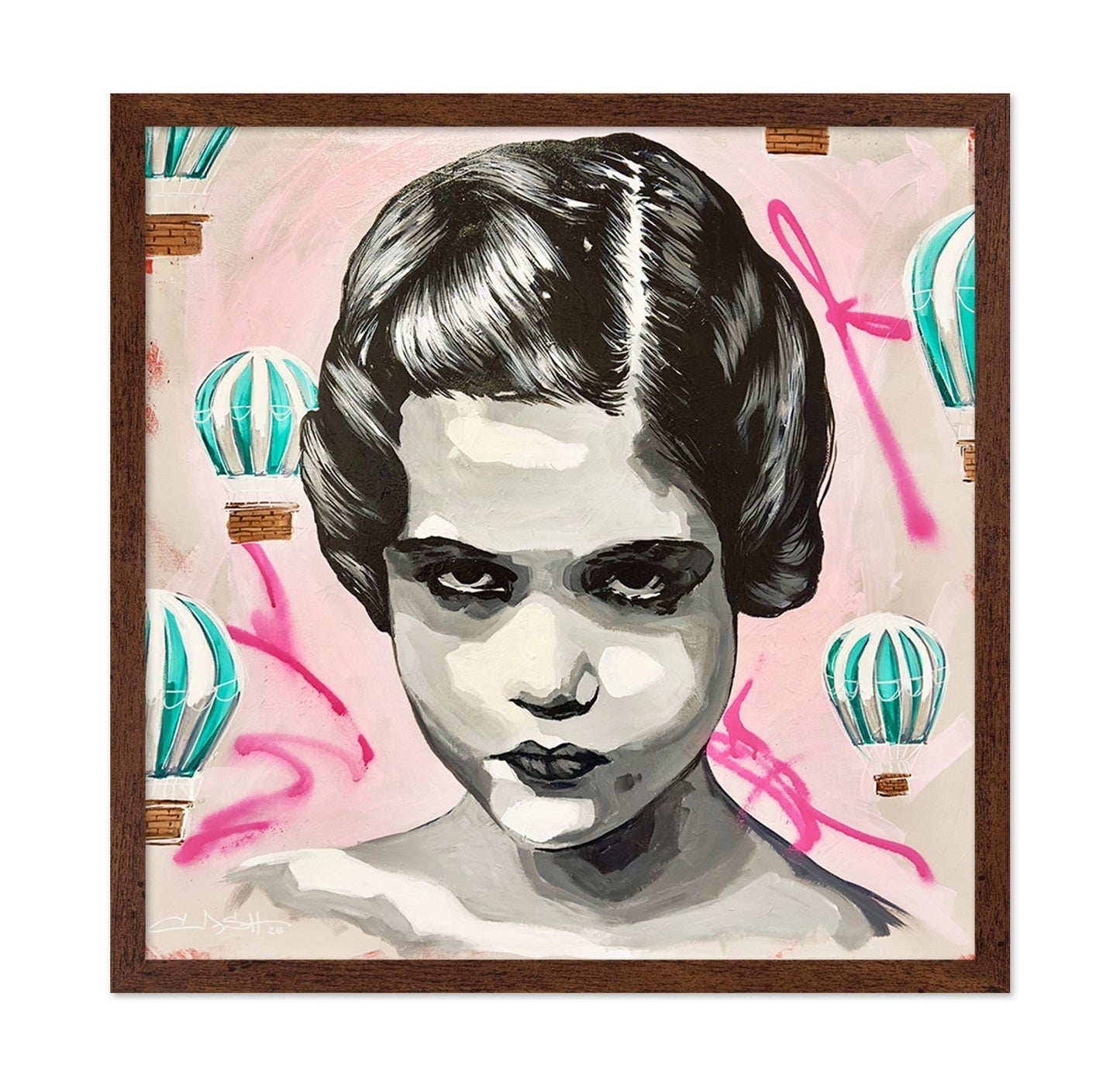 Vintage Girl Balloons