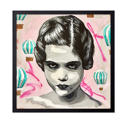 Vintage Girl Balloons