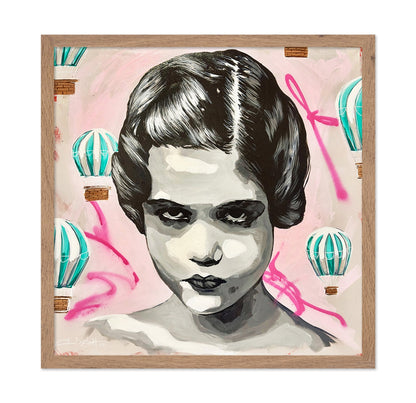 Vintage Girl Balloons
