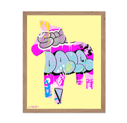 Colorful Graffiti Horse