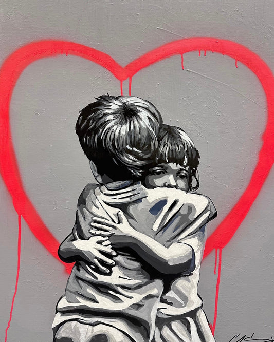 Kids Hug Heart