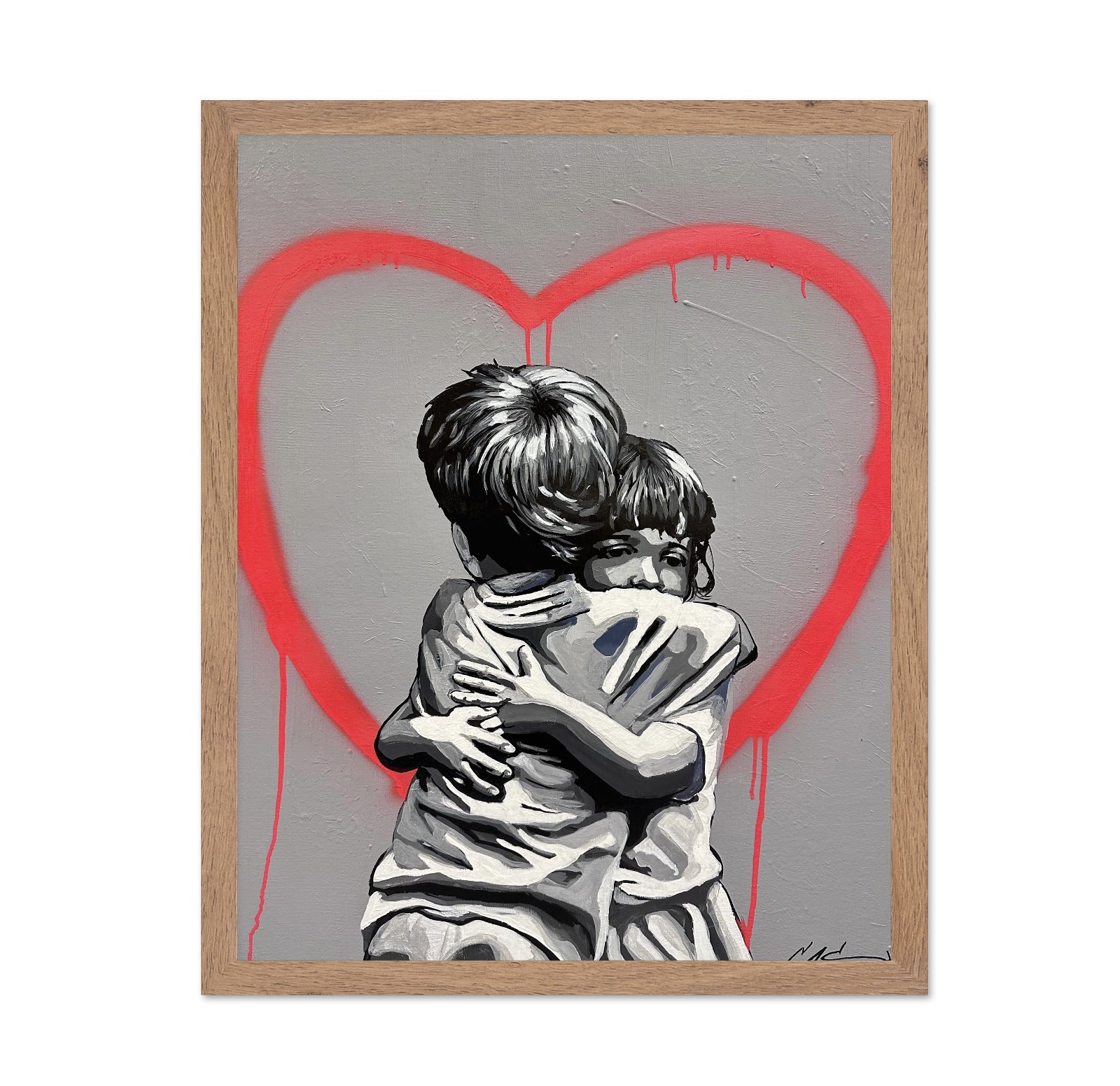Kids Hug Heart