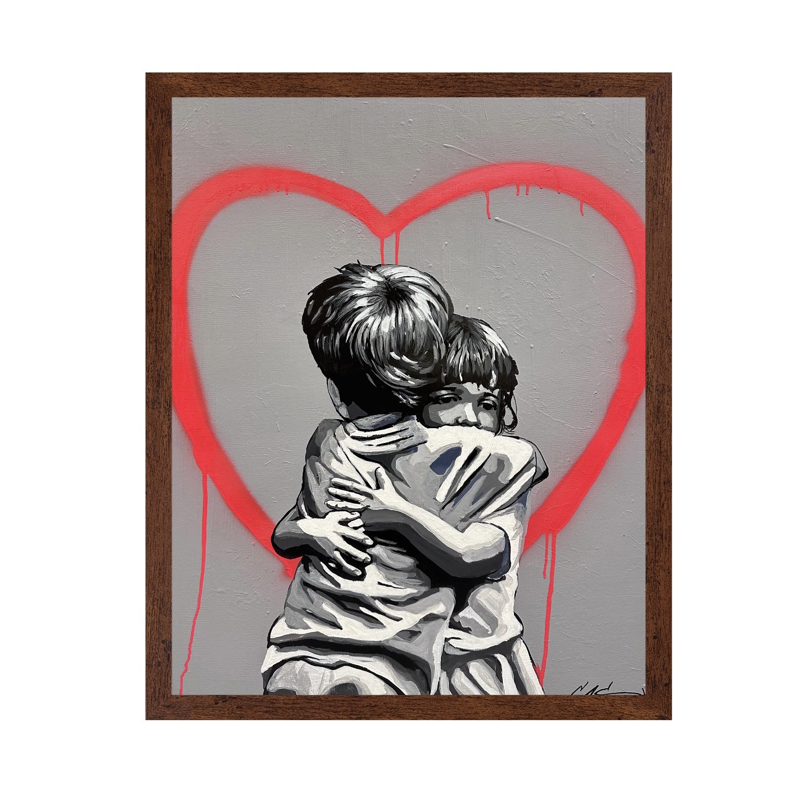 Kids Hug Heart