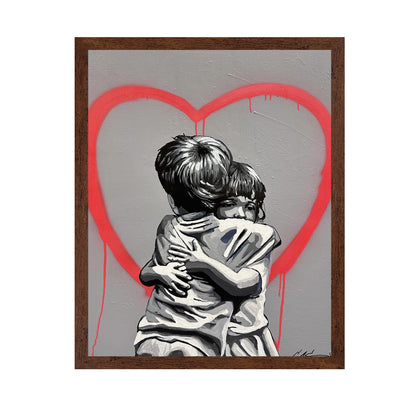 Kids Hug Heart