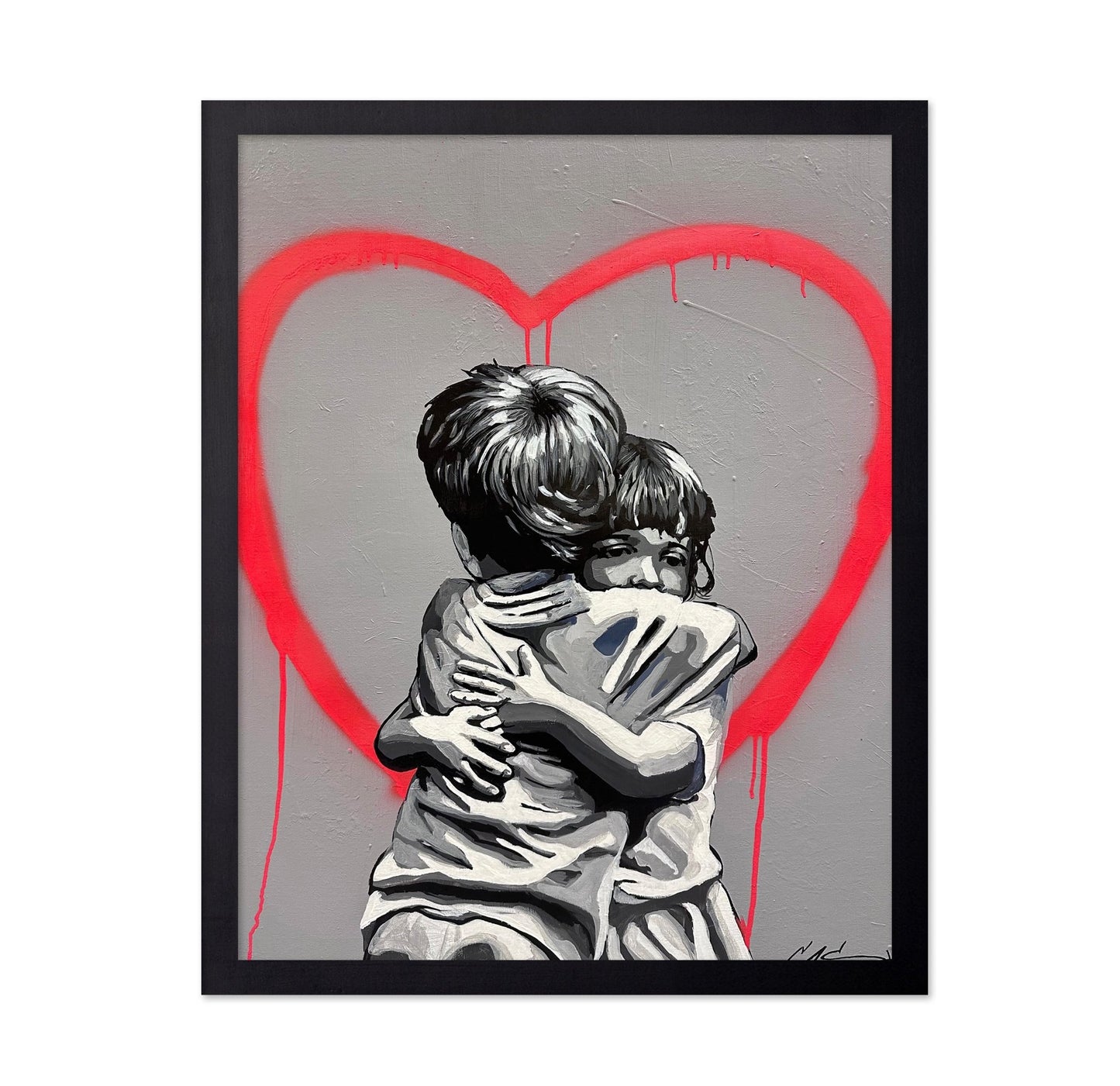 Kids Hug Heart