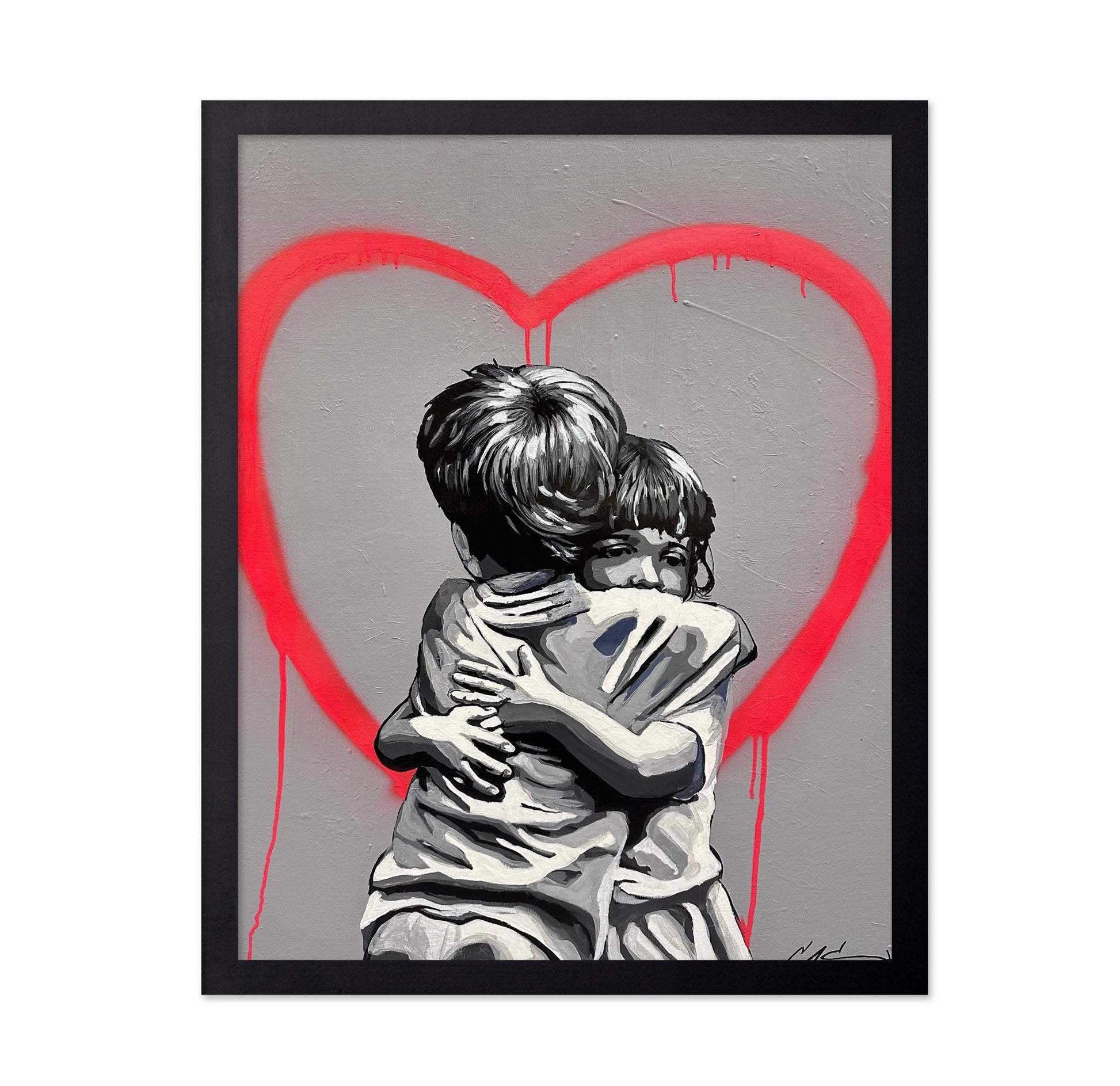 Kids Hug Heart