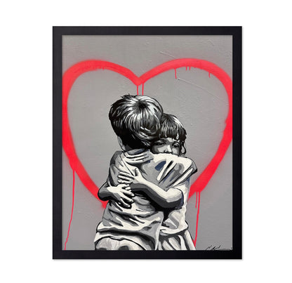Kids Hug Heart