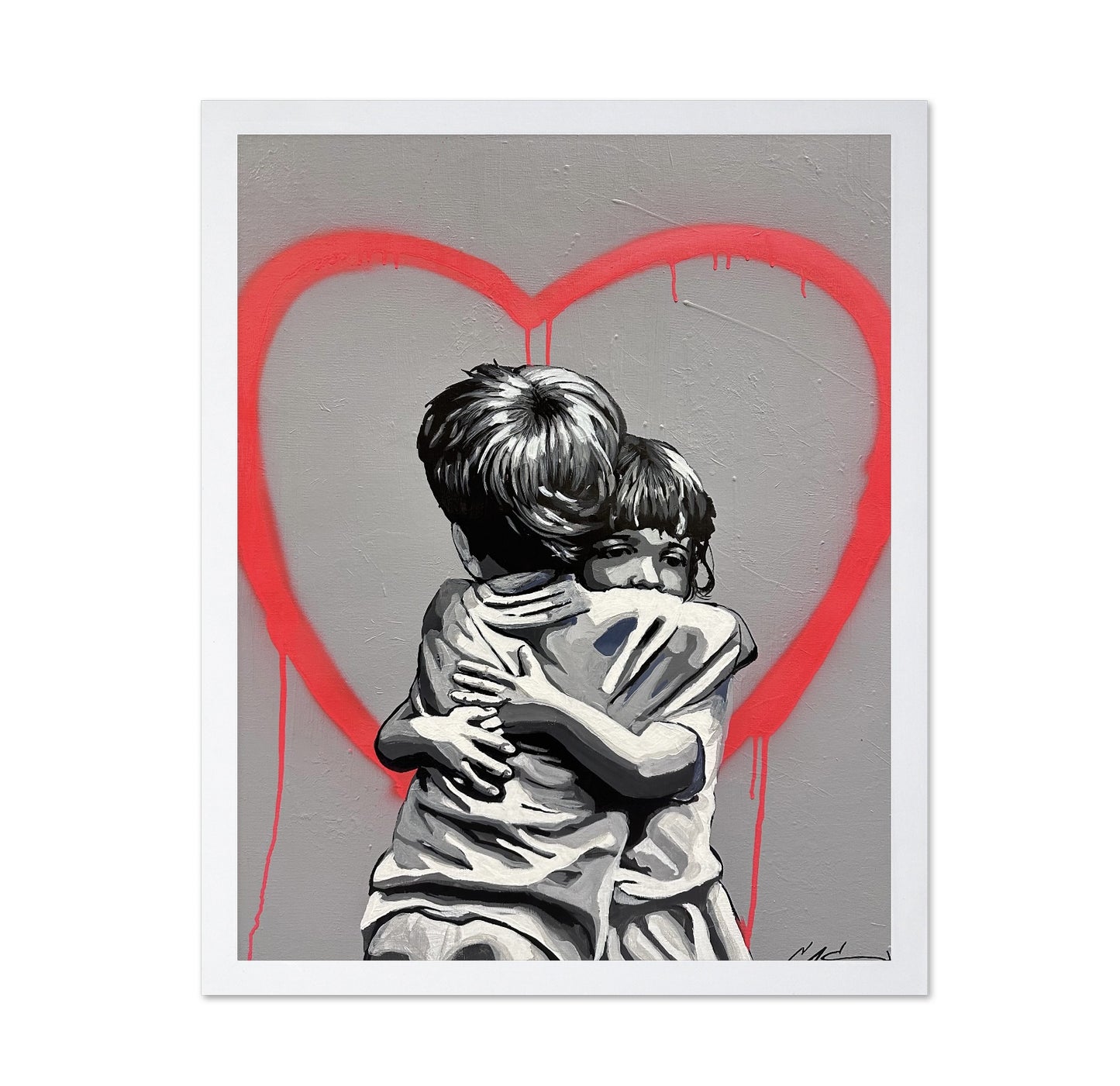 Kids Hug Heart