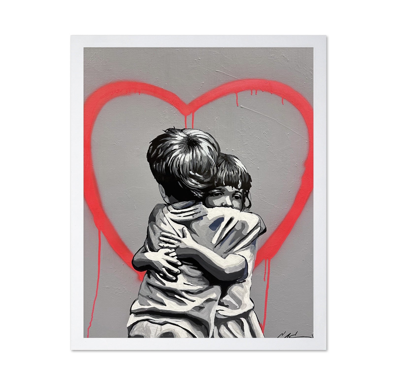 Kids Hug Heart