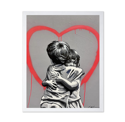 Kids Hug Heart