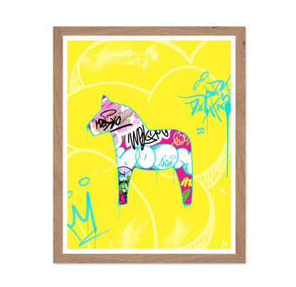 Graffiti Dalecarlian Horse