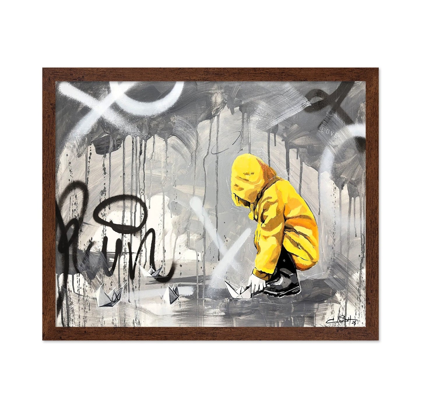 Yellow Raincoat Child