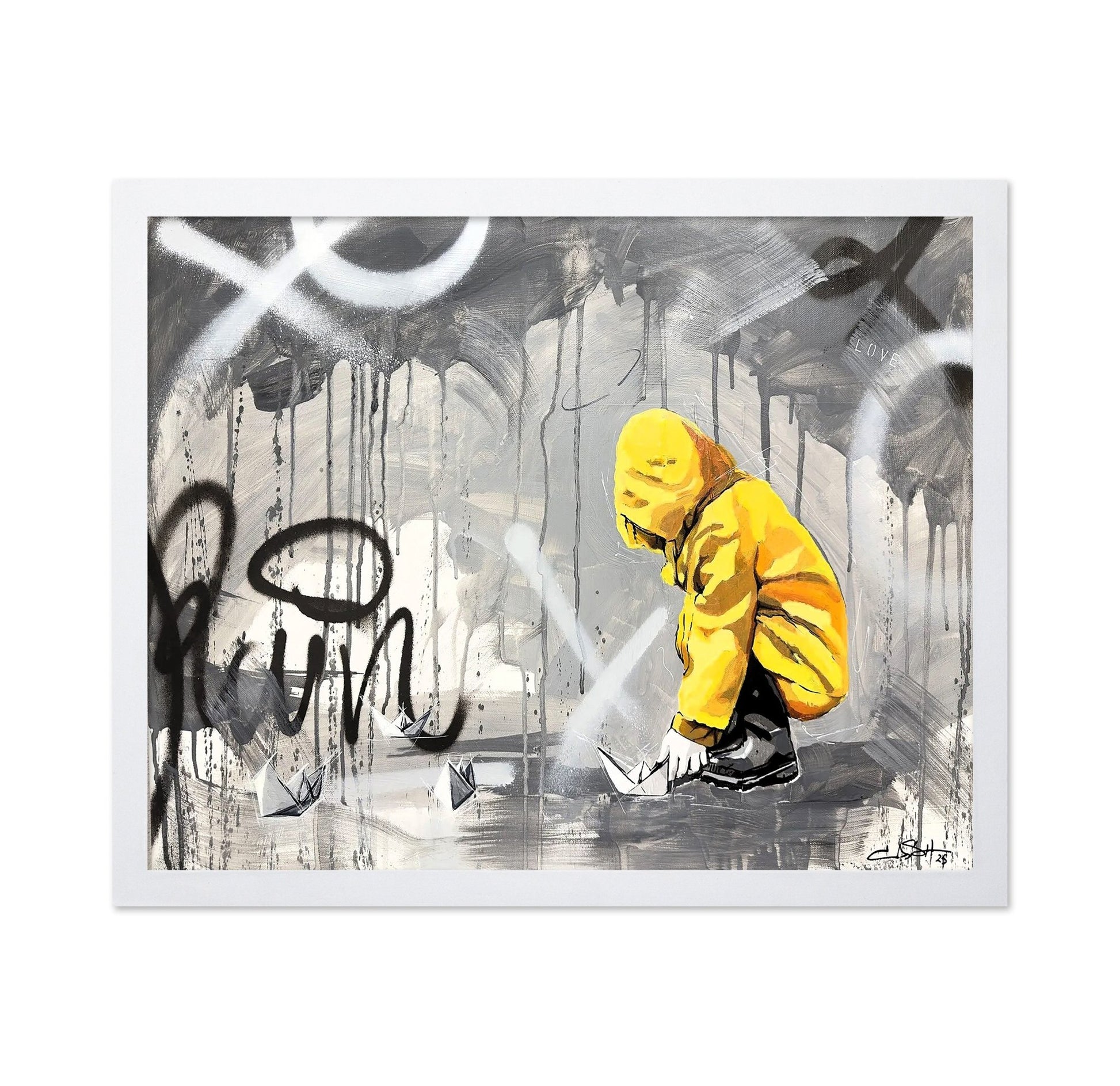 Yellow Raincoat Child