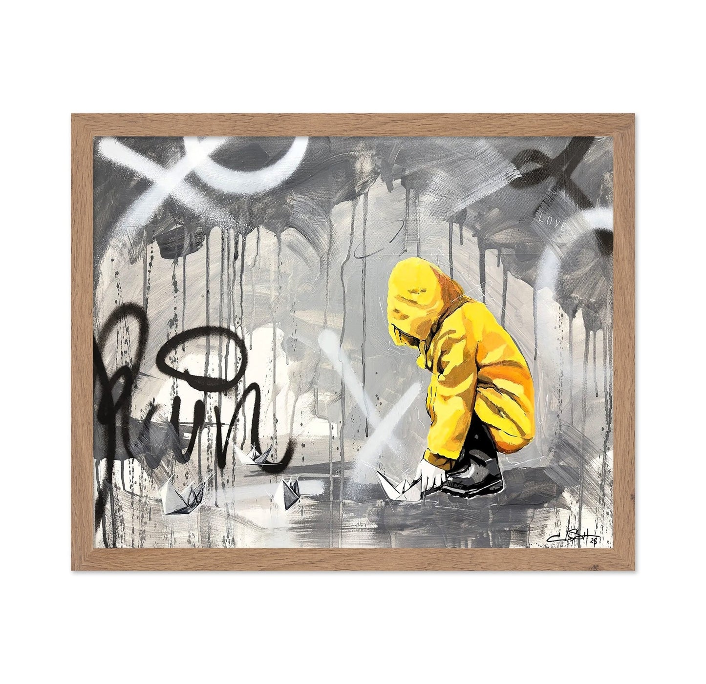 Yellow Raincoat Child
